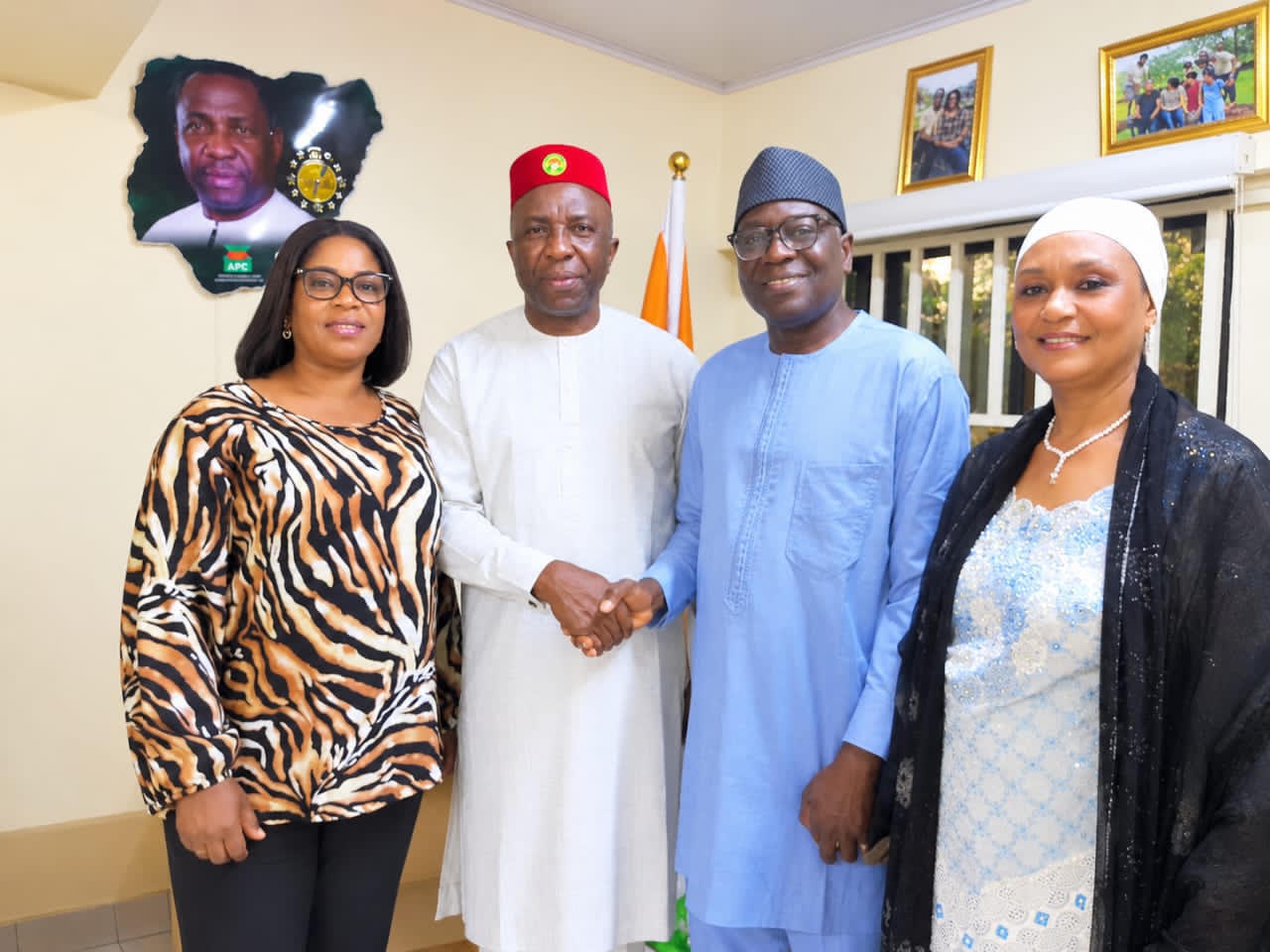 ADC GRASSROOT MOBILIZATION FOR CHANGE PAYS CONDOLENCE VISIT TO CHIEF RALPH OKEY NWOSU