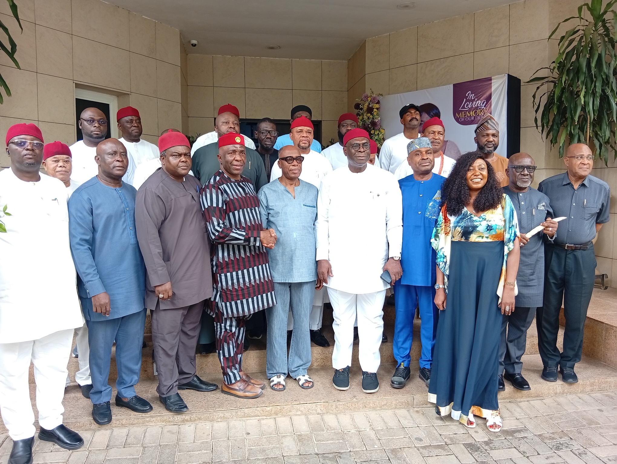ADC South-East Members Visit Rotimi Amaechi to Condole Him Over Mother's Passing