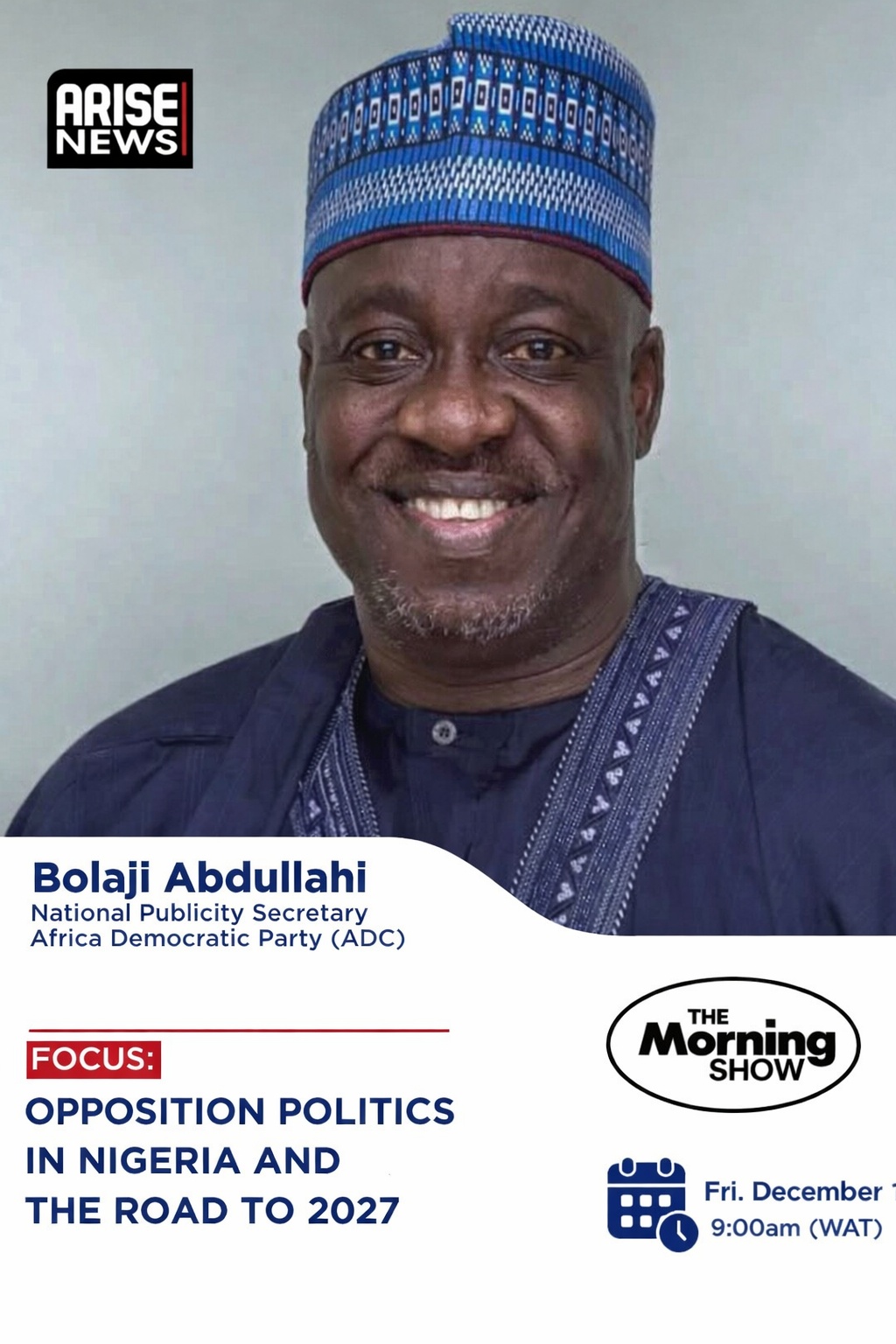APC Has United Governors, Not Nigerians, Says ADC’s Bolaji Abdullahi